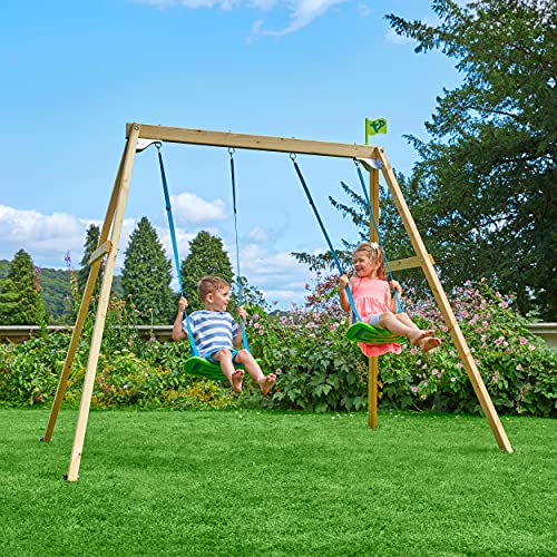 TP Toys TP304 Wooden Swing Frame (Forest Double)