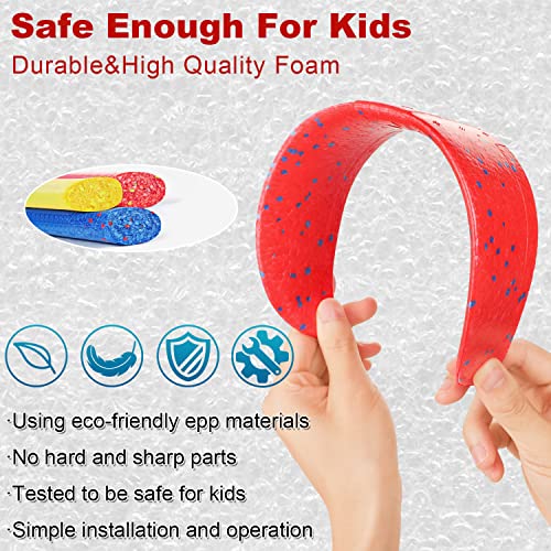 HFHY LED Airplane Launcher Toy, Catapult Aeroplane Toys, 3 Pack Flying Toys for Kids One-Click Ejection Model Foam Glider Plane with Children Boys Girls Outdoor Sport or Gift