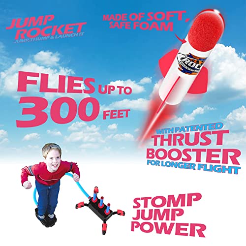 Cocopa Foam Rocket Launcher Kids Age 5 6 7 8+, Fun Outdoor Garden Games for Children Christmas Xmas Gift Toys for Boys & Girls