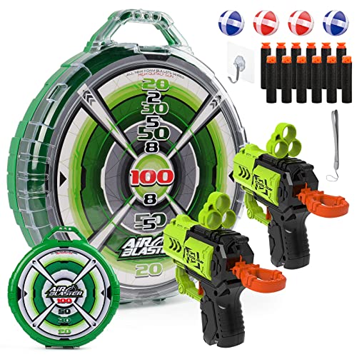 KADAYAYA Kids Dart Board Playset Toy Foam Blaster Shooting Target Sticky Balls Dartboard Sport Toy Indoor Outdoor Party Games Toys Gifts for Boys Girls Age 5 6 7 8 9 10+ Tears Old