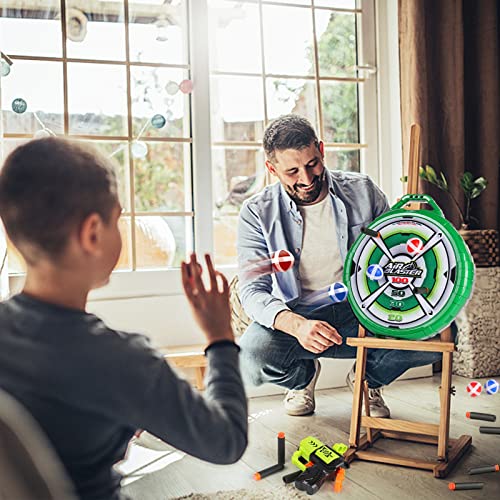 KADAYAYA Kids Dart Board Playset Toy Foam Blaster Shooting Target Sticky Balls Dartboard Sport Toy Indoor Outdoor Party Games Toys Gifts for Boys Girls Age 5 6 7 8 9 10+ Tears Old