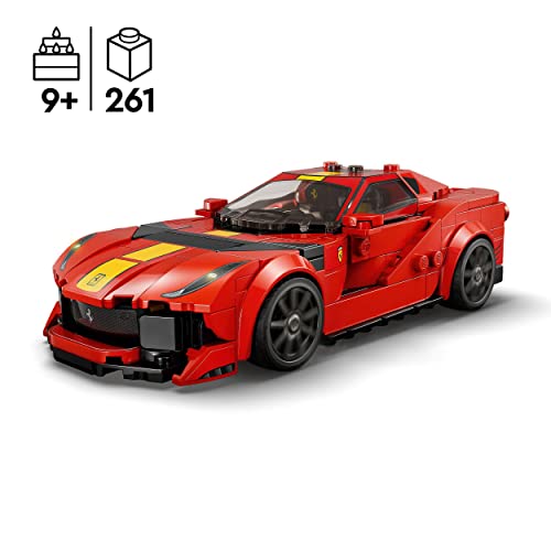 LEGO 76914 Speed Champions Ferrari 812 Competizione, Sports Car Toy Model Building Kit, 2023 Series, Collectible Race Vehicle Set