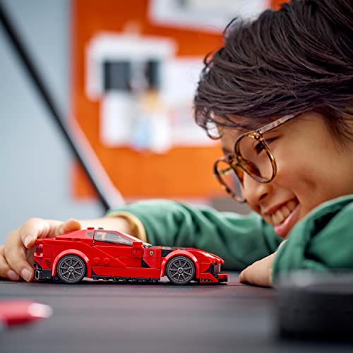 LEGO 76914 Speed Champions Ferrari 812 Competizione, Sports Car Toy Model Building Kit, 2023 Series, Collectible Race Vehicle Set