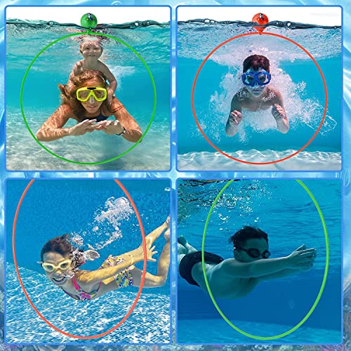 TOPWAYS Swimming Training Diving Pool Toys, Swimming Sports Diving Door Game Children's Underwater Training Gift Summer Fun Swimming Toys for Pool for Kids Girls Boy