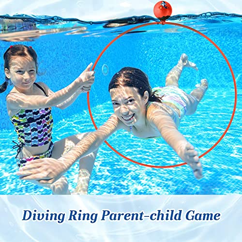 TOPWAYS Swimming Training Diving Pool Toys, Swimming Sports Diving Door Game Children's Underwater Training Gift Summer Fun Swimming Toys for Pool for Kids Girls Boy