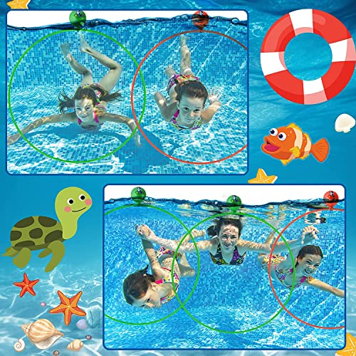 TOPWAYS Swimming Training Diving Pool Toys, Swimming Sports Diving Door Game Children's Underwater Training Gift Summer Fun Swimming Toys for Pool for Kids Girls Boy