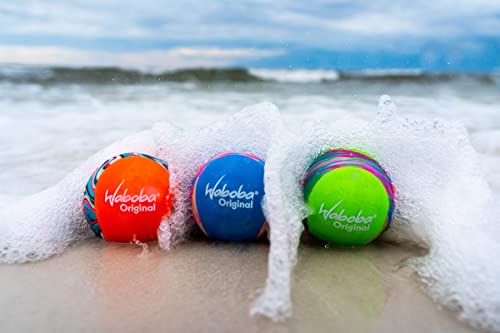 Waboba Original Water Bouncing Ball - Pool Games for Kids & Adults, Outdoor Fun - Green Technicolor 55 mm