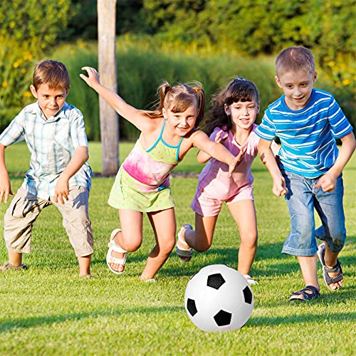 POTWPOT Sports Ball Toys, 5pcs Inflatable Sport Balls Set with Pump, Includes Football, Basketball, Volleyball, Rugby, Acanthosphere, Outdoor Games for Kids Beach Balls Toys