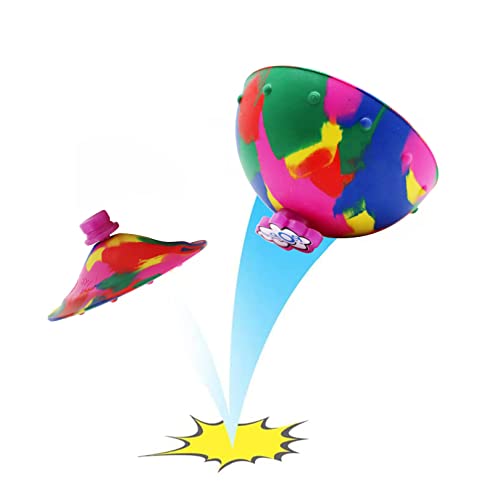 Wancala Bouncing Bowl Fidget Toys - 2 Pack Creative Camouflage Bounce Bouncing Bowl for Kids, Jumping Stress Relief Sensory Toy, Children's Outdoor Game Sports Fingertip Toy