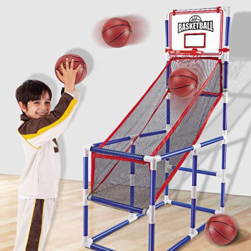 KUSARKO Basketball Hoop Indoor Toys Set for Kids, Arcade Basketball Sports Carnival Games Fun All Time for Youngth Teenagers,Birthday Gifts Toys for Toddler Boys Girls Ages 3-12