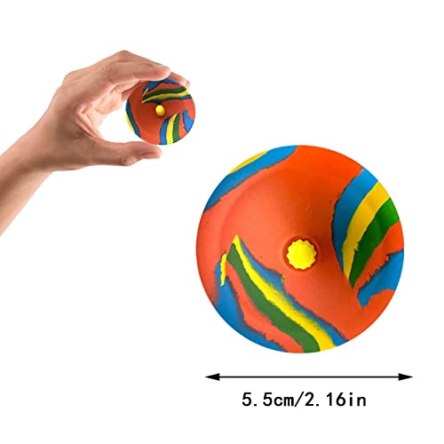 Wancala Bouncing Bowl Fidget Toys - 2 Pack Creative Camouflage Bounce Bouncing Bowl for Kids, Jumping Stress Relief Sensory Toy, Children's Outdoor Game Sports Fingertip Toy