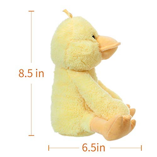Apricot Lamb Toys Plush Velvet Duck Stuffed Animal Soft Cuddly Perfect for Child (Velvet Duck,21 cm)