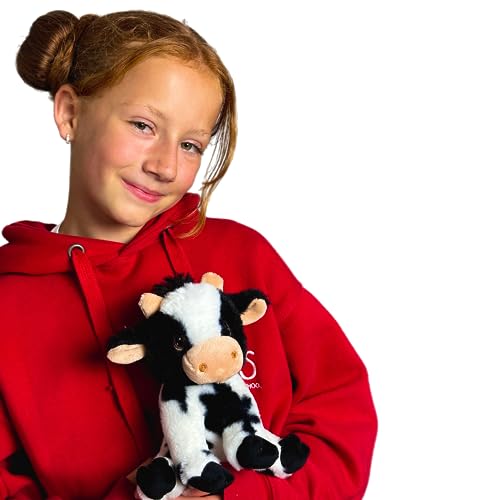 Deluxe Paws Plush Cuddly Soft Eco Toys 100% Recycled (Cow)