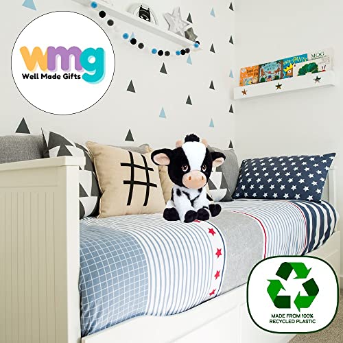 Deluxe Paws Plush Cuddly Soft Eco Toys 100% Recycled (Cow)