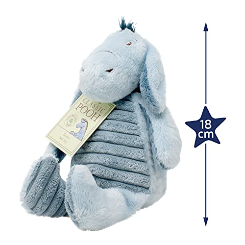 Classic Winnie the Pooh & Friends - Eeyore - Cuddly Donkey - Great as Gift for Newborn Baby, Children and Toddlers - Soft Toy by Rainbow Designs