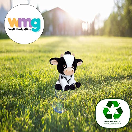 Deluxe Paws Plush Cuddly Soft Eco Toys 100% Recycled (Cow)