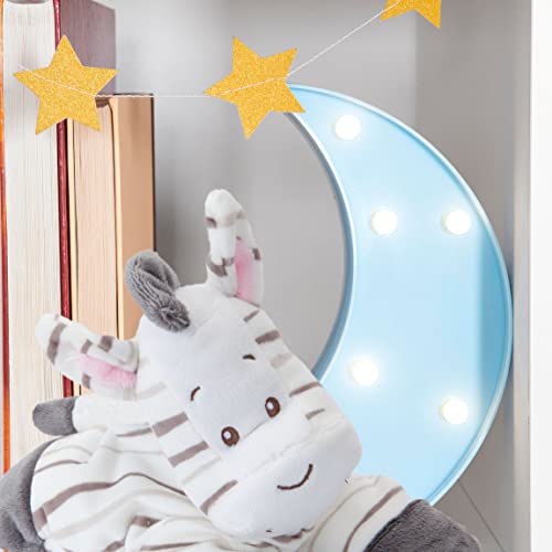 VFM - Zebra Floppy Beanie Plush For Babies - 19cm Safari Club Super Soft Cuddly Toy Light Grey, White & Pink Fabric With Embroidered Details - Gosh! Designs