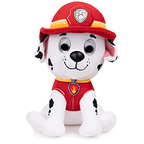 GUND Official PAW Patrol Soft Dog Themed Cuddly Plush Toy Marshall 6-Inch Soft Play Toy For Boys and Girls Aged 12 Months and Above