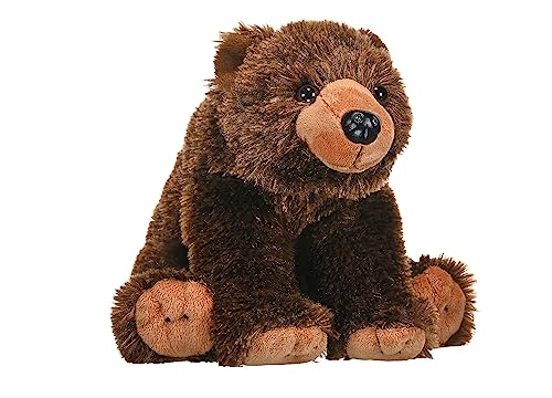Wild Republic Grizzly Bear Plush Soft Toy, Cuddlekins Cuddly Toys, Gifts for Kids 30 cm