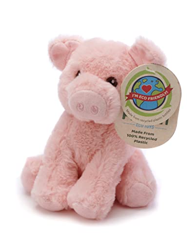Deluxe Paws Your Planet Soft Cuddly Eco Plush Toy 15cm (Pig)