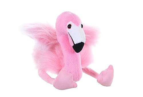 Wild Republic Flamingo Plush Soft Toy, Cuddlekins Cuddly Toys, Gifts for Kids 20 cm