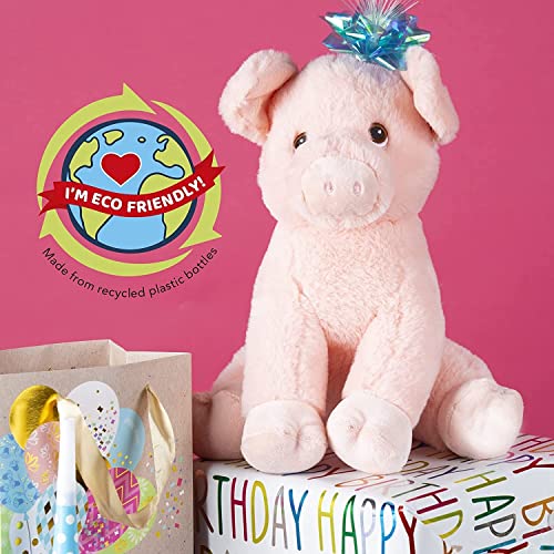 Deluxe Paws Your Planet Soft Cuddly Eco Plush Toy 15cm (Pig)