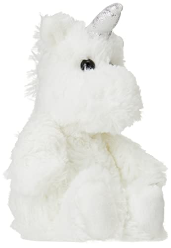 AURORA 34204 Unicorn Plush Toy, White, 8"