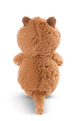Nici 47213 Cuddly Quokka-Mola 15 cm – Sustainable Plush Toys for Boys, Girls & Babies – Eco-Friendly Stuffed Animal to Cuddle & Play with from The Wild Friends GO Green Collection, Brown