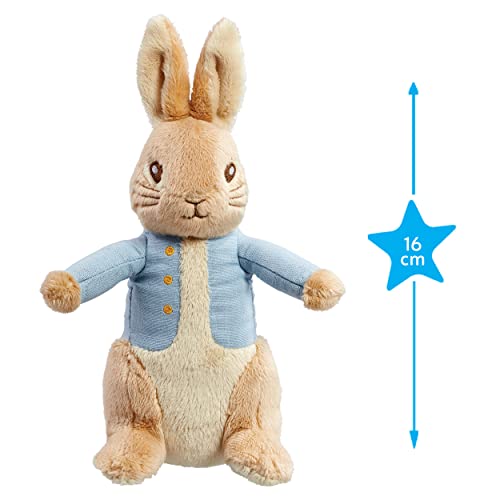 Rainbow Designs Offical Peter Rabbit 16cm Soft Toy - Newborn Baby Gifts - Big Plushies - Stuffed Animal - Beatrix Potter - Cuddly Soft Toy