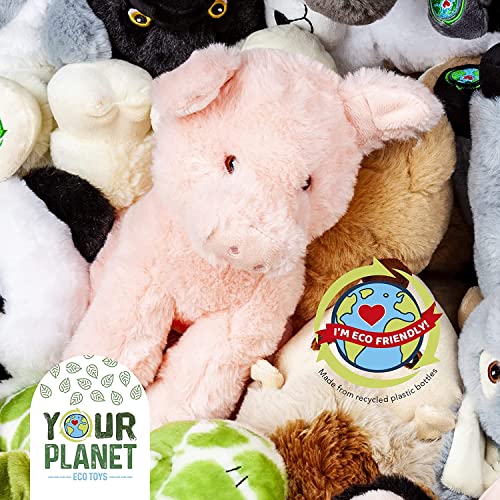 Deluxe Paws Your Planet Soft Cuddly Eco Plush Toy 15cm (Pig)