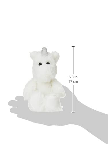 AURORA 34204 Unicorn Plush Toy, White, 8"