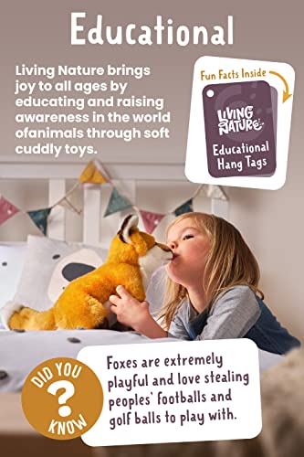 Living Nature Labradoodle Puppy, Realistic Soft Cuddly Dog Toy, Naturli Eco-Friendly Plush, 16cm