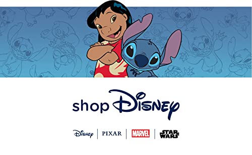 Disney Store Official Stitch Medium Soft Toy for Kids, 38cm/15”, Cuddly Character with Fuzzy Texture and Embroidered Details, Flexible Floppy Ears - Suitable for Ages 0+