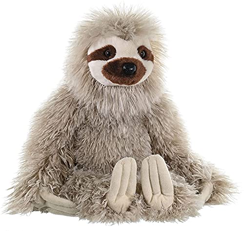 Wild Republic 12257 Sloth Plush, Soft Toy, Cuddlekins, Grey, 30 cm
