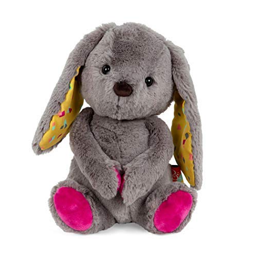 Battat - B. toys - Happy Hues - Sprinkle Bunny - Huggable Stuffed Animal Rabbit Toy - Soft & Cuddly Plush Bunny - Washable - Newborns, Toddlers, Kids