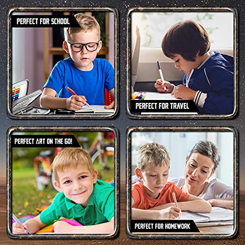 Disney The Mandalorian Pencil Case for Girls Boys, Baby Yoda School Supplies Stationery Set - Baby Yoda Gifts (Black)