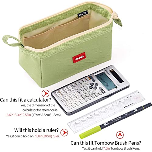 large pencil case boys pencil case for girls pencil case for women aesthetic stationary pencil case for secondary school girls small pencil case large capacity personalised pencil cases big(Green)