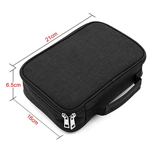 Pencil Case Large Capacity,72 Packs Multifunction Pencil Bag Big Capacity Pen Pouch Holder Stationery Organizer Box School Office Supplies for Girls（Black）