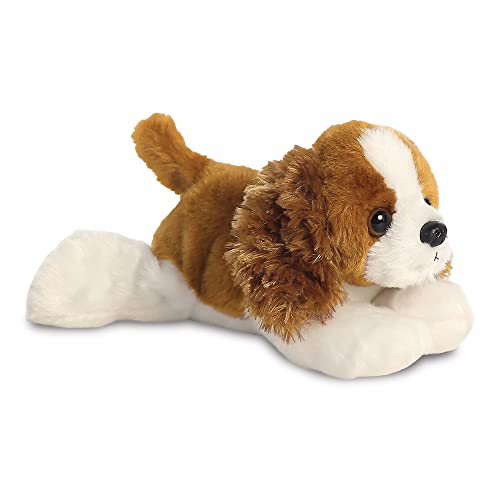 AURORA, 31712, Mini Flopsies Charles the Spaniel Dog, 8In, Soft Toy, Brown and White