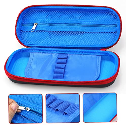 FEWOFJ 3D Space Shuttle Pencil Case for Kids Boys, Waterproof Pencil Box with Compartments Pen Pouch