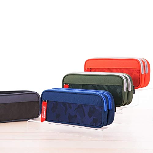 Yonzone Pencil Case, Large Capacity Pencil Cases Pencil Bag Pouch Big Storage Pen Holder with Multi Compartments for Boys Girls Stationary Office Organizer Supplies Adults, Navy Blue