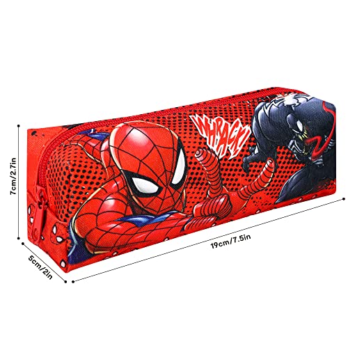 TDL Spiderman Whack Pencil Case Red School Zip Kids Children's Characters