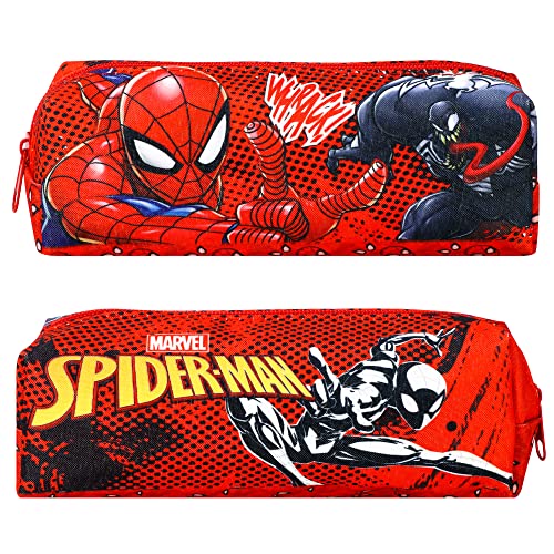 TDL Spiderman Whack Pencil Case Red School Zip Kids Children's Characters