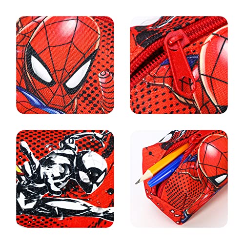 TDL Spiderman Whack Pencil Case Red School Zip Kids Children's Characters