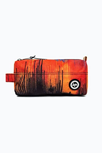hype Kids Unisex RED Multi DRIP Crest Pencil CASE