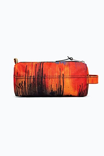 hype Kids Unisex RED Multi DRIP Crest Pencil CASE