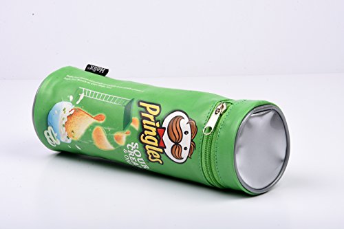 Helix Pringles Pencil Case (Assorted Colours), 23 x 7.5 x 7.5cm