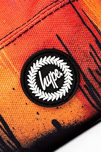 hype Kids Unisex RED Multi DRIP Crest Pencil CASE