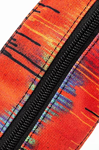 hype Kids Unisex RED Multi DRIP Crest Pencil CASE