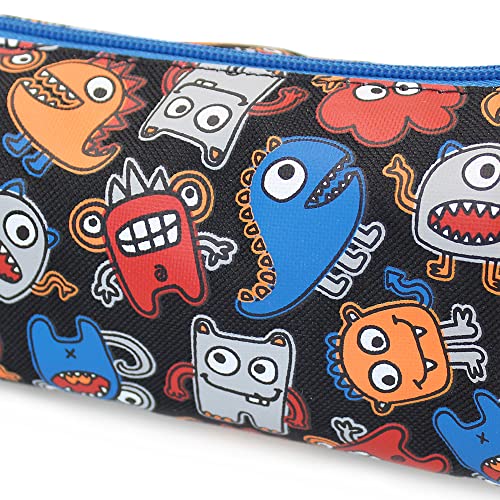Fashion Stationery Pencil Case Boys Girls Kids Children's Pencil Cases Brainy Monster Back to School